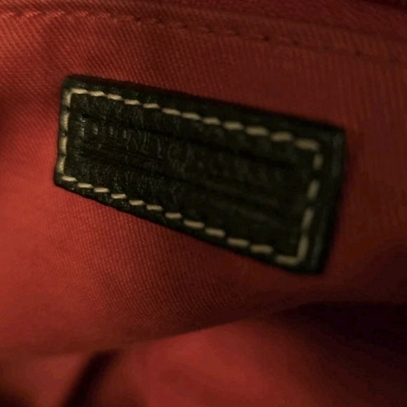 Dooney & Bourke 1975 Signature Satchel Shoulder Bag Designer Black/Gray DB134V - Picture 11 of 16